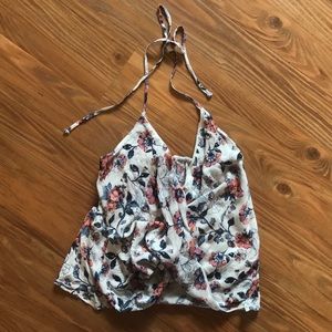 Abercrombie & Fitch floral halter tank NWT